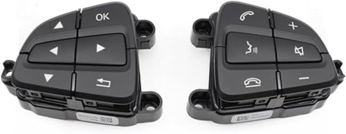 Multifunktions Lenkrad Schalter Tasten für Mercedes BENZ AB GLS GLE classe W166 W156 W246 0999050600,Auto-Lenkrad Tempomatschalter Multifunktionstasten,B/L and R Assembly von WLLLLa