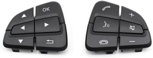 Multifunktions Lenkrad Schalter Tasten für Mercedes BENZ AB GLS GLE classe W166 W156 W246 0999050600,Auto-Lenkrad Tempomatschalter Multifunktionstasten,C/L and R Button von WLLLLa