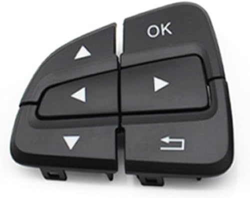 Multifunktions Lenkrad Schalter Tasten für Mercedes BENZ AB GLS GLE classe W166 W156 W246 0999050600,Auto-Lenkrad Tempomatschalter Multifunktionstasten,D/Left Button von WLLLLa