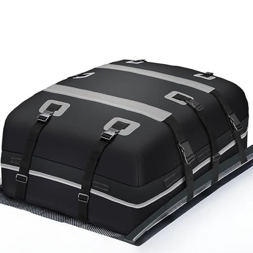 WLLLLa Auto Dachbox Taschen für Mini Clubman R55 F54 2007-2012 2013 2014 2019 2020 2021 2022 2023,Wasserdicht Dachkoffer Dachbox Taschen mit Rutschfester Matte Aufbewahrungsbox Dachtasche von WLLLLa