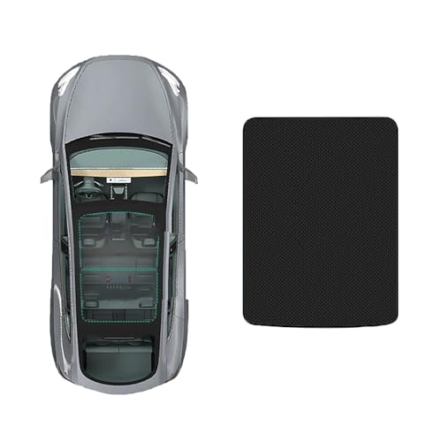 WLLLLa Auto Schiebedach Sonnenschutz Für Mercedes Benz E-Class Coupe 2017-,Elektrostatische Adsorption Schiebedach Dachfenster-Rollo Auto Sonnenschutz,C-Black Regular Style von WLLLLa