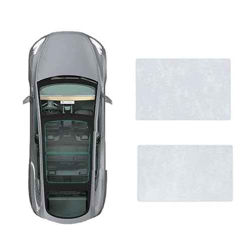 WLLLLa Auto Schiebedach Sonnenschutz Für Xiaopeng 2022 G9,Elektrostatische Adsorption Schiebedach Dachfenster-Rollo Auto Sonnenschutz,B-Gray White Suede von WLLLLa