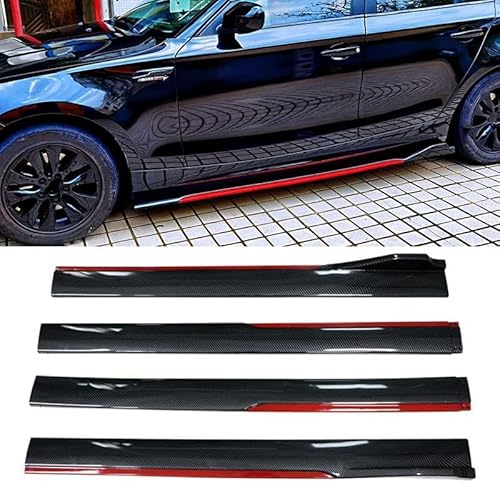 WLLLLa Car Seitenschweller für Peugeot 508 Second Generation 2019-2023 The Bridge(31cm),Autos Seitenschweller Rocker Splitter Side Winglet Wing Diffusor Karosserie-Kit,B-Carbon Fiber von WLLLLa