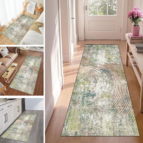 WLNYQF Läufer Flur Küche Waschbar rutschfest 100x160cm Grüner türkischer Stil Küchenteppich Flurteppich Teppich Fur Korridor Wohnzimmer Schlafzimmer Meterware Anpassbar Breite 40-120cm WLNYQF Läufer Flur Küche Waschbar rutschfest 100x160cm Grüner türkischer Stil Küchenteppich Flurteppich Teppich Fur Korridor Wohnzimmer Schlafzimmer Meterware Anpassbar Breite 40-120cm von WLNYQF