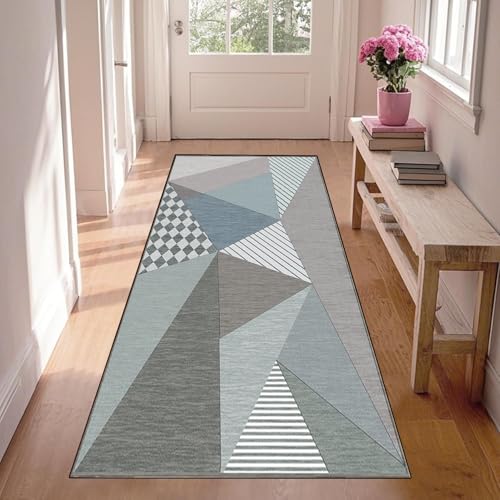 WLNYQF Läufer Flur Küche Waschbar rutschfest 70x450cm Mehrfarbiges Dreieck Küchenteppich Flurteppich Teppich Fur Korridor Wohnzimmer Schlafzimmer Meterware Anpassbar Breite 40-120cm WLNYQF Läufer Flur Küche Waschbar rutschfest 70x450cm Mehrfarbiges Dreieck Küchenteppich Flurteppich Teppich Fur Korridor Wohnzimmer Schlafzimmer Meterware Anpassbar Breite 40-120cm von WLNYQF