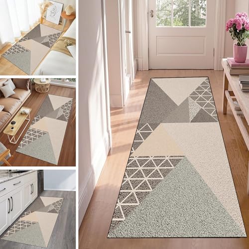 WLNYQF Läufer Flur Küche Waschbar rutschfest 80x120cm Unregelmäßig Hell Dreieckig Küchenteppich Flurteppich Teppich Fur Korridor Wohnzimmer Schlafzimmer Meterware Anpassbar Breite 40-120cm WLNYQF Läufer Flur Küche Waschbar rutschfest 80x120cm Unregelmäßig Hell Dreieckig Küchenteppich Flurteppich Teppich Fur Korridor Wohnzimmer Schlafzimmer Meterware Anpassbar Breite 40-120cm von WLNYQF