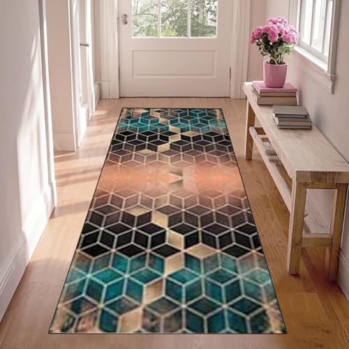 WLNYQF Läufer Flur Küche Waschbar rutschfest 80x150cm Plaid schwarz grün Küchenteppich Flurteppich Teppich Fur Korridor Wohnzimmer Schlafzimmer Meterware Anpassbar Breite 40-120cm WLNYQF Läufer Flur Küche Waschbar rutschfest 80x150cm Plaid schwarz grün Küchenteppich Flurteppich Teppich Fur Korridor Wohnzimmer Schlafzimmer Meterware Anpassbar Breite 40-120cm von WLNYQF