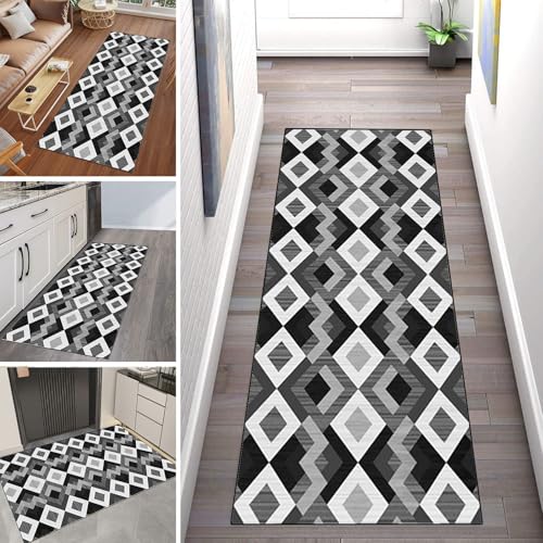 WLNYQF Läufer Flur Küche Waschbar rutschfest 80x450cm Farbsymmetrie Küchenteppich Flurteppich Teppich Fur Korridor Wohnzimmer Schlafzimmer Meterware Anpassbar Breite 40-120cm WLNYQF Läufer Flur Küche Waschbar rutschfest 80x450cm Farbsymmetrie Küchenteppich Flurteppich Teppich Fur Korridor Wohnzimmer Schlafzimmer Meterware Anpassbar Breite 40-120cm von WLNYQF