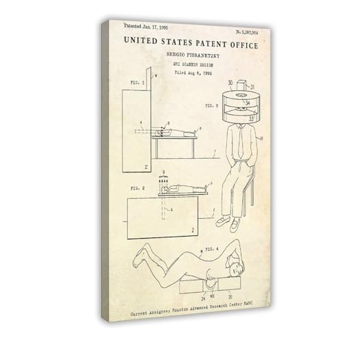 WLQZFRWV MRT-Scanner 1995 Patent Medizinische Forschung Leinwand Poster Schlafzimmer Dekor Landschaft Büro Zimmer Dekor Geschenk 30 x 45 cm WLQZFRWV MRT-Scanner 1995 Patent Medizinische Forschung Leinwand Poster Schlafzimmer Dekor Landschaft Büro Zimmer Dekor Geschenk 30 x 45 cm von WLQZFRWV