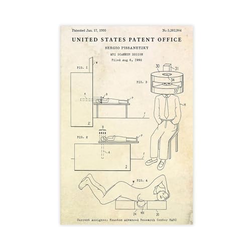 WLQZFRWV MRT-Scanner 1995 Patent Medizinische Forschung Leinwand Poster Schlafzimmer Dekor Landschaft Büro Zimmer Dekor Geschenk 50 x 75 cm WLQZFRWV MRT-Scanner 1995 Patent Medizinische Forschung Leinwand Poster Schlafzimmer Dekor Landschaft Büro Zimmer Dekor Geschenk 50 x 75 cm von WLQZFRWV