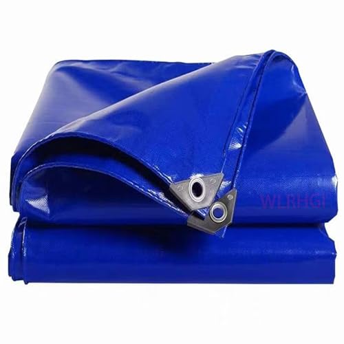 WLRHGl Abdeckplane, 1.5 x 3.5 m Gewebeplane mit Ösen und verstärkten Ecken, Abdeckung für Gartenmöbel Pool Auto Holz LKW Boot WLR010, Blau WLRHGl Abdeckplane, 1.5 x 3.5 m Gewebeplane mit Ösen und verstärkten Ecken, Abdeckung für Gartenmöbel Pool Auto Holz LKW Boot WLR010, Blau von WLRHGl