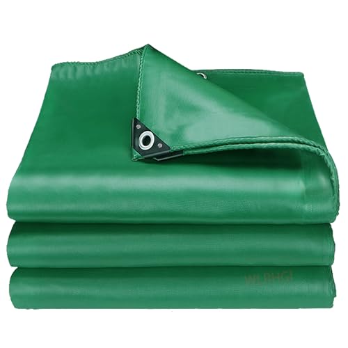 WLRHGl Gewebeplane Abdeckplane Schutzplane Bootsplane, 1.5 x 2.5 m Holzabdeckplane wasserdicht WLR010, Grün von WLRHGl