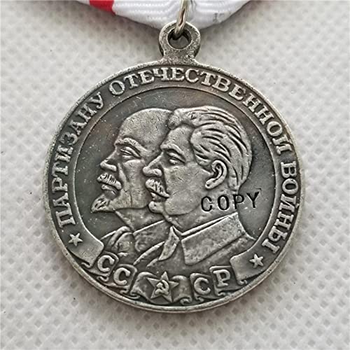 Copy Russia Soviet UDSSR CCCP BESTELLABZEICHENMEDAILLE Partisan 1. Klasse Silber WWII von WLTY