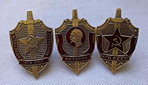WLTY 3 PCS Set KGB Sowjetunion RUSSISCHE MEDAILLENBESTELLUNG UDSSR MOSKAU CIA FBI GRU von WLTY