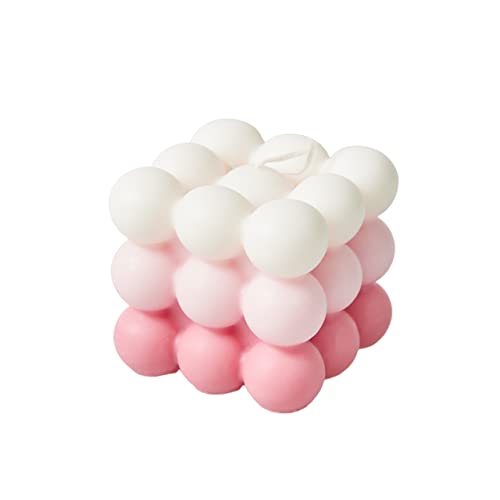 WLTY Kleine Bubble Cube Kerze Sojawachs Aromatherapie Duftkerzen Entspannendes Geburtstagsgeschenk 1 Stück von WLTY