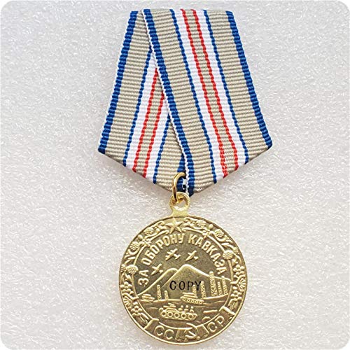 WLTY SOWJETISCHE UDSSR-Medaille des Zweiten Weltkriegs FÜR DIE VERTEIDIGUNG DER CAUCASUS-Kopie von WLTY