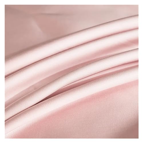 Spannbetttücher Spannbettlaken aus Maulbeerseide, Vier Ecken mit elastischem Band, Matratzenbezug, einfarbiges Bettlaken, Spannbettlaken (Color : Light Pink, Size : 90x200x25cm) von WLTYSM