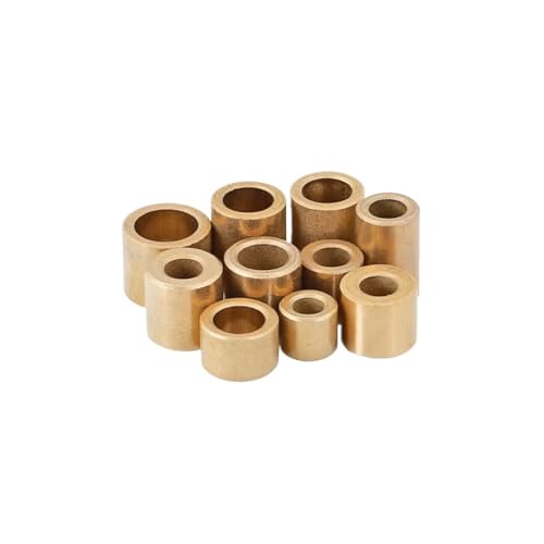 WLTYSM Pulvermetallurgie Öllager Kupferhülse/Messing Wellenhülse M3-M60 Selbstschmierende Lager(5pcs 6x12x8) von WLTYSM