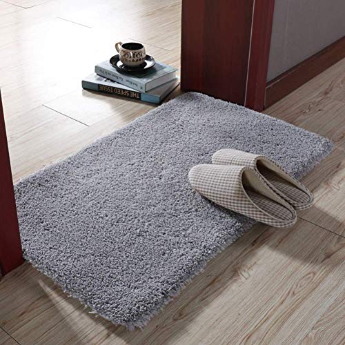 Mikrofasern Badematte rutschfest, Shaggy Chenille Badteppich Dick Weiche Badematte Teppich Waschbar Super Saugfähige Fußmatten Duschmatte-f 60x140cm Mikrofasern Badematte rutschfest, Shaggy Chenille Badteppich Dick Weiche Badematte Teppich Waschbar Super Saugfähige Fußmatten Duschmatte-f 60x140cm von WLVG