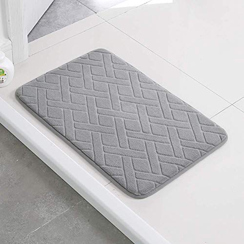 WLVG Chenille Badematte, waschbare Badteppichmatte Runner Rutschfester weicher Plüsch für wasserabsorbierende Mikrofasern Duschmatte-b 80x120cm WLVG Chenille Badematte, waschbare Badteppichmatte Runner Rutschfester weicher Plüsch für wasserabsorbierende Mikrofasern Duschmatte-b 80x120cm von WLVG