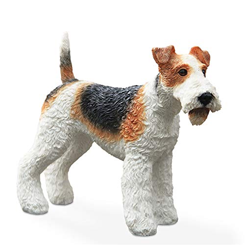 WLVG Foxterrier-Statue, Skulptur, Hund, Statuette, Simulation, Tiermodell, Figur, modernes Zuhause, Innendekoration, Outdoor, Garten, Rasen, Wohnung, Terrasse, Hof, Dekoration, Ornament, Kunsthan WLVG Foxterrier-Statue, Skulptur, Hund, Statuette, Simulation, Tiermodell, Figur, modernes Zuhause, Innendekoration, Outdoor, Garten, Rasen, Wohnung, Terrasse, Hof, Dekoration, Ornament, Kunsthan von WLVG