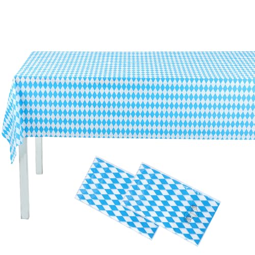 2 Stück Oktoberfest Tischdecke,Bayrische Deko Tischtuch,Blau Weiß Bayern Raute,137x274cmPEVA Einweg Tischdecke,Bierzeltgarnitur Bierfest Party,Biertisch Catering Haushalt,Deutsche Bierfeste Dekoration 2 Stück Oktoberfest Tischdecke,Bayrische Deko Tischtuch,Blau Weiß Bayern Raute,137x274cmPEVA Einweg Tischdecke,Bierzeltgarnitur Bierfest Party,Biertisch Catering Haushalt,Deutsche Bierfeste Dekoration von WLVinson