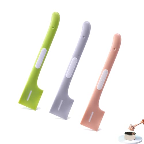 3 Stück Katzenfutter Löffel,Katzen Zubehör,Futterlöffel Katze,Löffel für Katzenfutter,Katzen Löffel,Dosenlöffel Nassfutter,Katzenlöffel für Katzenfutter,Futterschaufel,Silikon Cat Treats Spoon von WLVinson
