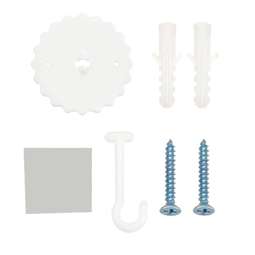 4 Stück Decken-Moskitonetz-Haken Deckenabdeckung-Saugnapf,Kleberhaken für Deckenechte Installationen,Klebehaken,Selbstklebende Deckenhaken,Hanging Plants Compatible mit Aufhängen von Moskitonetz ﻿ von WLVinson