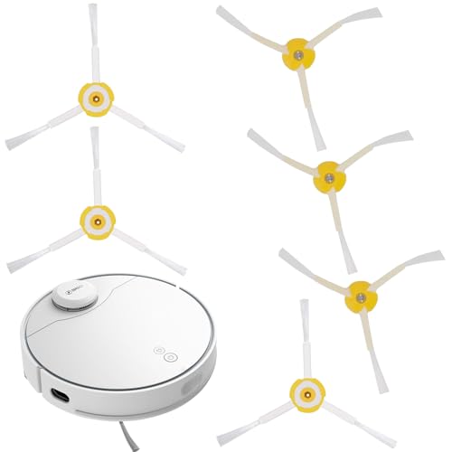 6 Stück Ersatzteile für Irobot Roomba Irobot Roomba Ersatzteile Irobot Roomba Seitenbürsten 500/600/700/800 82201 3X Bürstenmodule Roomba Zubehör Saugroboter Ersatzset von WLVinson