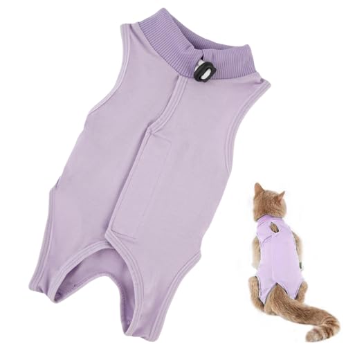 Katzenbody Nach Op Kastration Katze Professioneller,Katzen Body für Katzen Operation,Erholungsanzug Katzenbekleidung,Anzug Bauchwunden,Atmungsaktiver Katzengeschirr,Katzenpullover Medical Pet von WLVinson