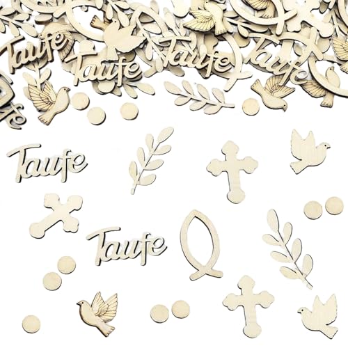 100 Stück Taufe Deko,Tischdeko Taufe Junge,Streudeko Taufe,Taufe Tischdeko,Taufdeko Junge,Taufdeko Mädchen,Tischdeko Konfirmation,Deko Taufe Mädchen Für Firmung Konfirmation Babyshowerparty Taufdeko von WLVinson