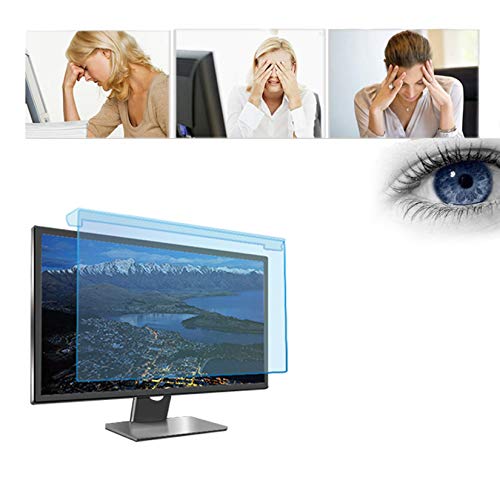 Anti Blue Light Screen Protector für 21-28 Zoll Computermonitor Einfache hängende Protektorplatte Anti-Scratch-Film, Abnehmbar und wiederverwendbar,28 "(635×370mm) von WLWLEO