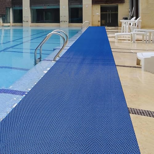 WLWLEO Pool-Bodenmatten, 90 x 6 m, strapazierfähig, kommerzielle Drainage, rutschfeste Matten, 5,5 mm dick, hohles Design, für Innen- und Außenbereich, Nassbereich, rutschfeste Matte für öffentliche WLWLEO Pool-Bodenmatten, 90 x 6 m, strapazierfähig, kommerzielle Drainage, rutschfeste Matten, 5,5 mm dick, hohles Design, für Innen- und Außenbereich, Nassbereich, rutschfeste Matte für öffentliche von WLWLEO