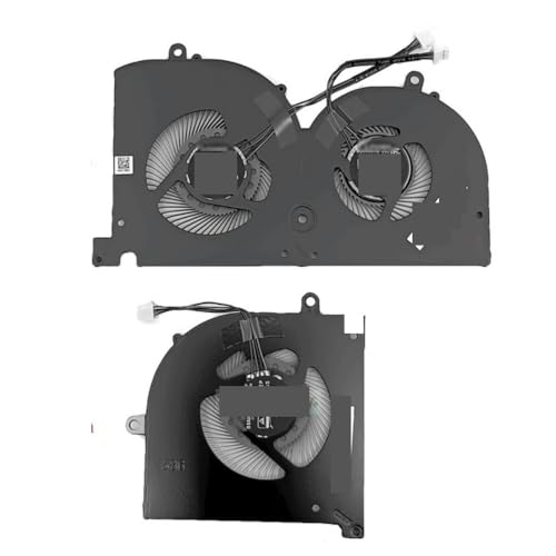 WLWOZMD BS5005HS-U4Q Laptop CPU GPU Lüfter Für MSI GS75 9SG 9SF 9SE für Stealth P75 für Creator MS-17G1 17G2 17G3 BS5005HS-U3J(ORG A Pair of Fans) von WLWOZMD