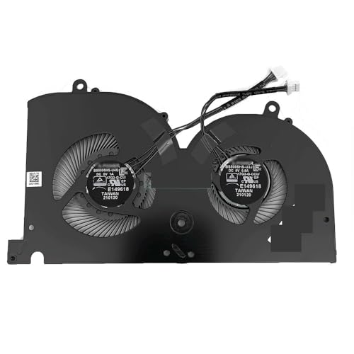 WLWOZMD BS5005HS-U4Q Laptop CPU GPU Lüfter Für MSI GS75 9SG 9SF 9SE für Stealth P75 für Creator MS-17G1 17G2 17G3 BS5005HS-U3J(ORG GPU Fan) von WLWOZMD