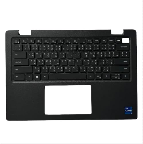 WLWOZMD Für Dell Latitude 3420 E3420 LCD Back Cover Oberschale Palmrest Tastatur mit Hintergrundbeleuchtung Unterschale 0KPK5R 03VX9G 04PX9K(C Cover) von WLWOZMD