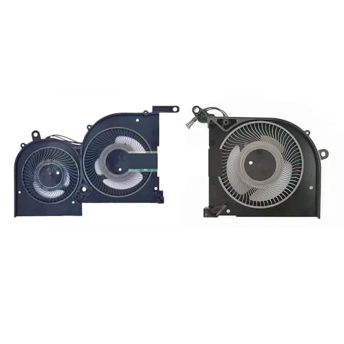 WLWOZMD Laptop-CPU-GPU-Lüfter für MSI GS66 für Stealth 10SD 10SGS 10SFS 10SF 10SE MS-16V1 MS-16V2 WS66 P66 Kühler 5 Volt Lüfter(CPU GPU Both) von WLWOZMD