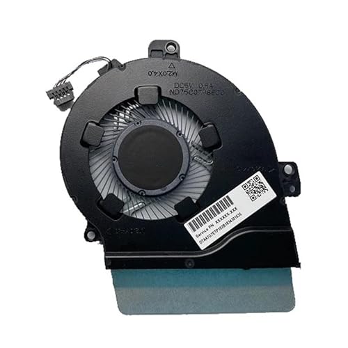 WLWOZMD Laptop-GPU-LÜFTER Für HP 15-CS000 15-CS1001LA 15-CS1002LA 15-CS1108TX 15-CS3005TX L40620-001 ND75C07-18E20 DC5V 0.5A DSC von WLWOZMD
