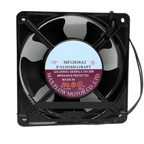 WLWOZMD MF12038A2 12038 12 cm 120 * 38 mm AC 220 V 0,14 A elektrische Schweißmaschine Schrank Verteilerkasten Axialventilator WLWOZMD MF12038A2 12038 12 cm 120 * 38 mm AC 220 V 0,14 A elektrische Schweißmaschine Schrank Verteilerkasten Axialventilator von WLWOZMD