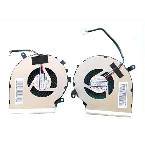WLWOZMD PAAD06015SL N402 N403 Computerlüfter für MSI GE62VR GP62MVR GL62VR GP62VR GL62M CPU-GPU-Lüfter N366 N371 DC5V 0.55A 4-polig(CPU GPU Both) von WLWOZMD