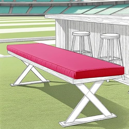 WLXFF Benutzerdefinierte Sitzkissen Bankkissen Outdoor Indoor Benutzerdefinierte Sitzauflage Bank Wasserdicht Bankauflage für Sitzbank Gartenmöbel,Balkonstühle Sitzpolster auf Maß,Custom,3CM von WLXFF