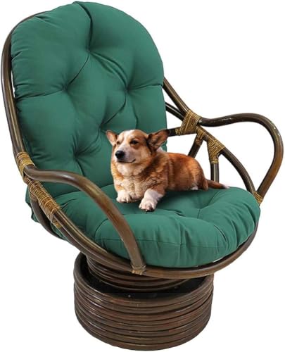 WLXFF Dickes Kissen für Terrassenstuhl, Einteiliges Schaukelstuhl Auflage Kissen Sitzkissen mit Krawatten, Chaiselongue-Kissen, hohe Rückenlehne, Liege für Schaukelstuhl, Sofakissen,No13,120X60X13CM von WLXFF