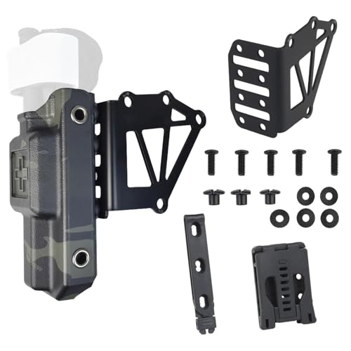 WLXW Taktische Tourniquet-Haltertasche Holster-Erweiterungsadapter-Kit, Airsoft-Ausrüstungszubehör, Gürtelclip-Befestigung, Molle-TQ-Halter(BCP) von WLXW