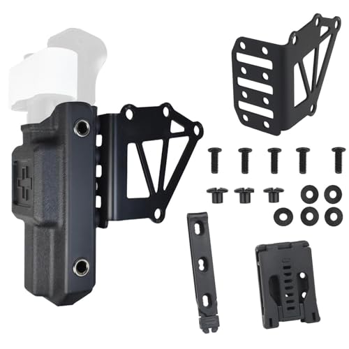 WLXW Taktische Tourniquet-Haltertasche Holster-Erweiterungsadapter-Kit, Airsoft-Ausrüstungszubehör, Gürtelclip-Befestigung, Molle-TQ-Halter(BLack) von WLXW