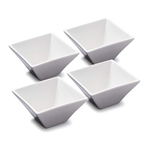 WM Bartleet & Sons Tiefe Pie-Form 1750 Tauchschale 4er Set (13x7cm) weiß von WM Bartleet & Sons 1750