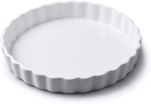 Wm Bartleet & Sons Traditionelle runde Kuchenform aus Porzellan, 18 cm, Weiß von WM Bartleet & Sons 1750