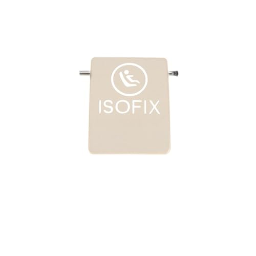 WMAMBZNDHP Auto-Rücksitzhaken ISOFIX-Abdeckung Kinderrückhaltesystem Passend for Mercedes Fit for Benz W253 W205 GLC C-Klasse 2015-2021(Beige) von WMAMBZNDHP