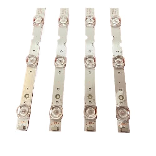 WMAMBZNDHP LED-Streifen Passend for Thomson 50UD6306 50UD6406 Passend for TCL 50P65US 50S421 50S423 50EP640 50DP628 TV-GIC-50D6-3030 4C-LB5007-YH02J(Kit 4pcs for 1 TV) von WMAMBZNDHP