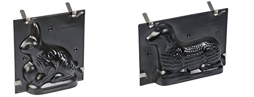 Kaiser Oster Backformen 2er Set Hase Lamm Antihaftbeschichtung (2-TLG. Sparpack Lamm/Hase) von XGAGHB