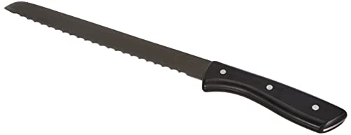 WMF Brotmesser 34 cm, Spezialklingenstahl, Kunststoff-Griff, Klinge 21 cm, Schwarz von WMF